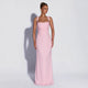 Sequined Sleeveless Tube Top Long Dress with Slit