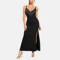 Sleeveless Lace Bodycon Dress with Built-in Shapewear