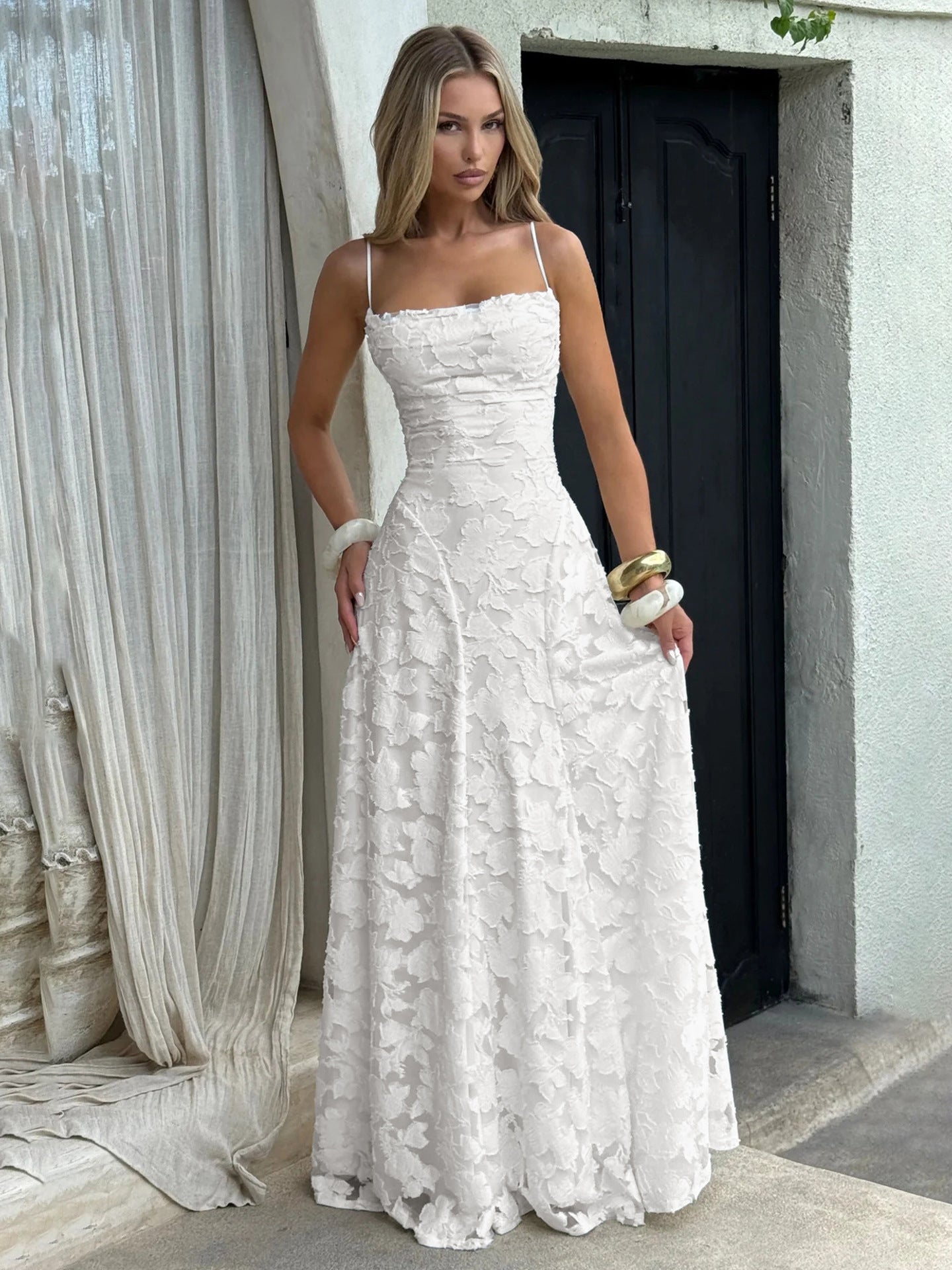 Women Dress High Waisted Silhouette