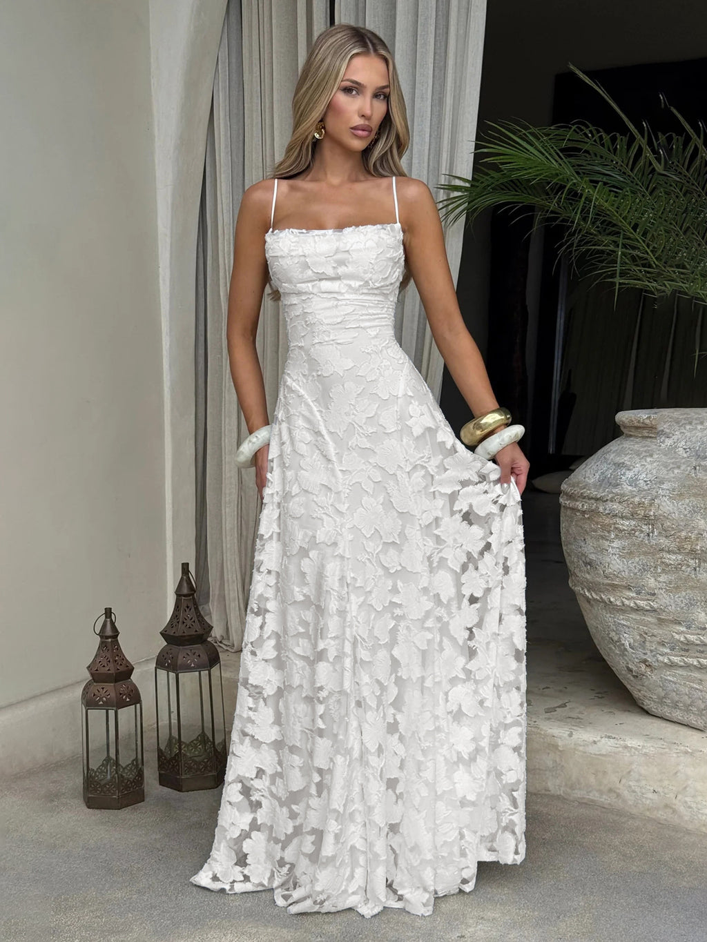 Women Dress High Waisted Silhouette
